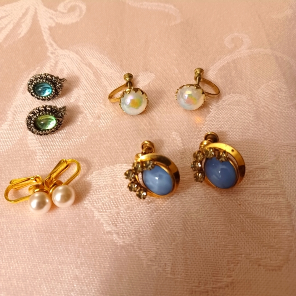Vintage Estate Earrings Assortment